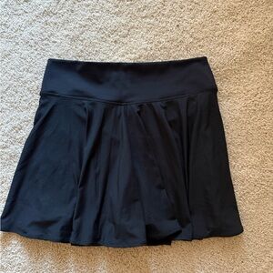 Black Active Flare Skirt